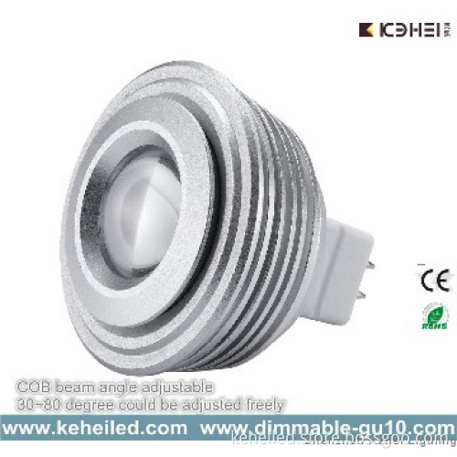5W MR16 zoomable COB Spot light with Sharp chips